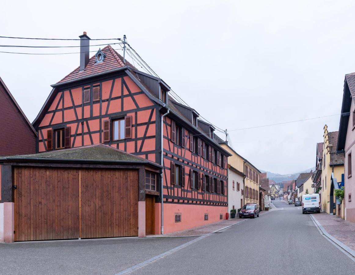 אורשווילר A L'Oree Des Vignes, Gite Classe 3 Etoiles Au Centre De La Route Des Vins D'Alsace מראה חיצוני תמונה